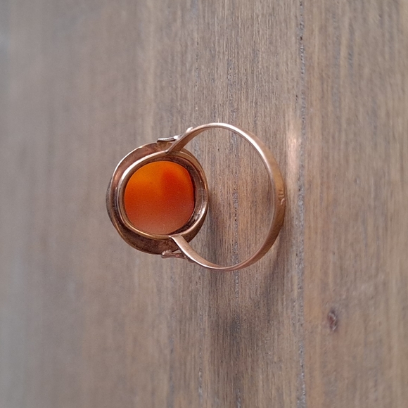 14K gold cameo ring - Picture 3 of 13